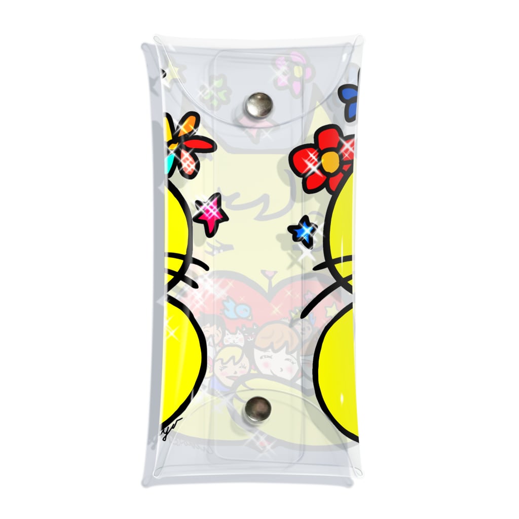 WataMayuroom☆の抱きしめるニャンコ Clear Multipurpose Case