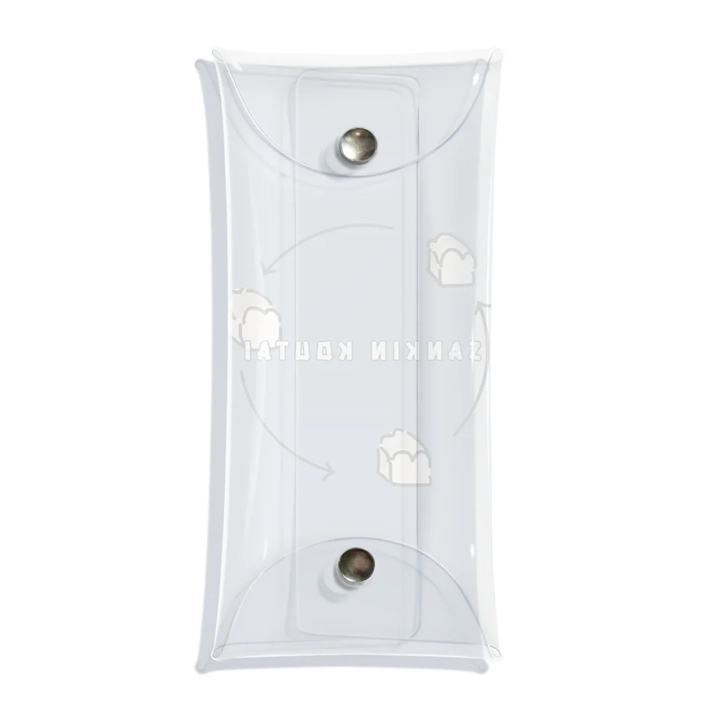 Opapanの食パン Clear Multipurpose Case