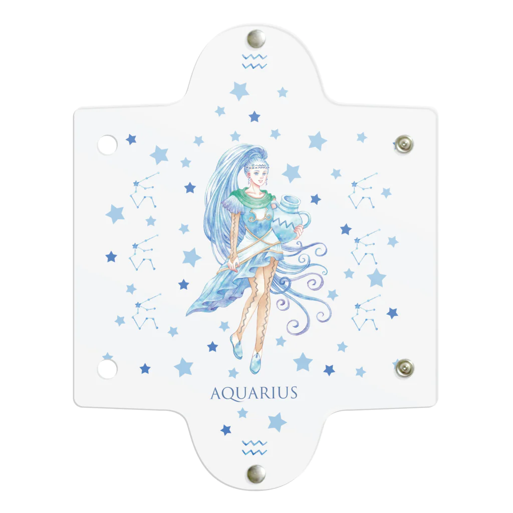 kazuyo online store【suzuri】　　　　　　　　　　　　　　　　　　　　　　　　　　　　　　　　　　　　　　　　　　　　　　　　　　　　　　　　　　　　　　　　のAquarius【水瓶座】 Clear Multipurpose Case