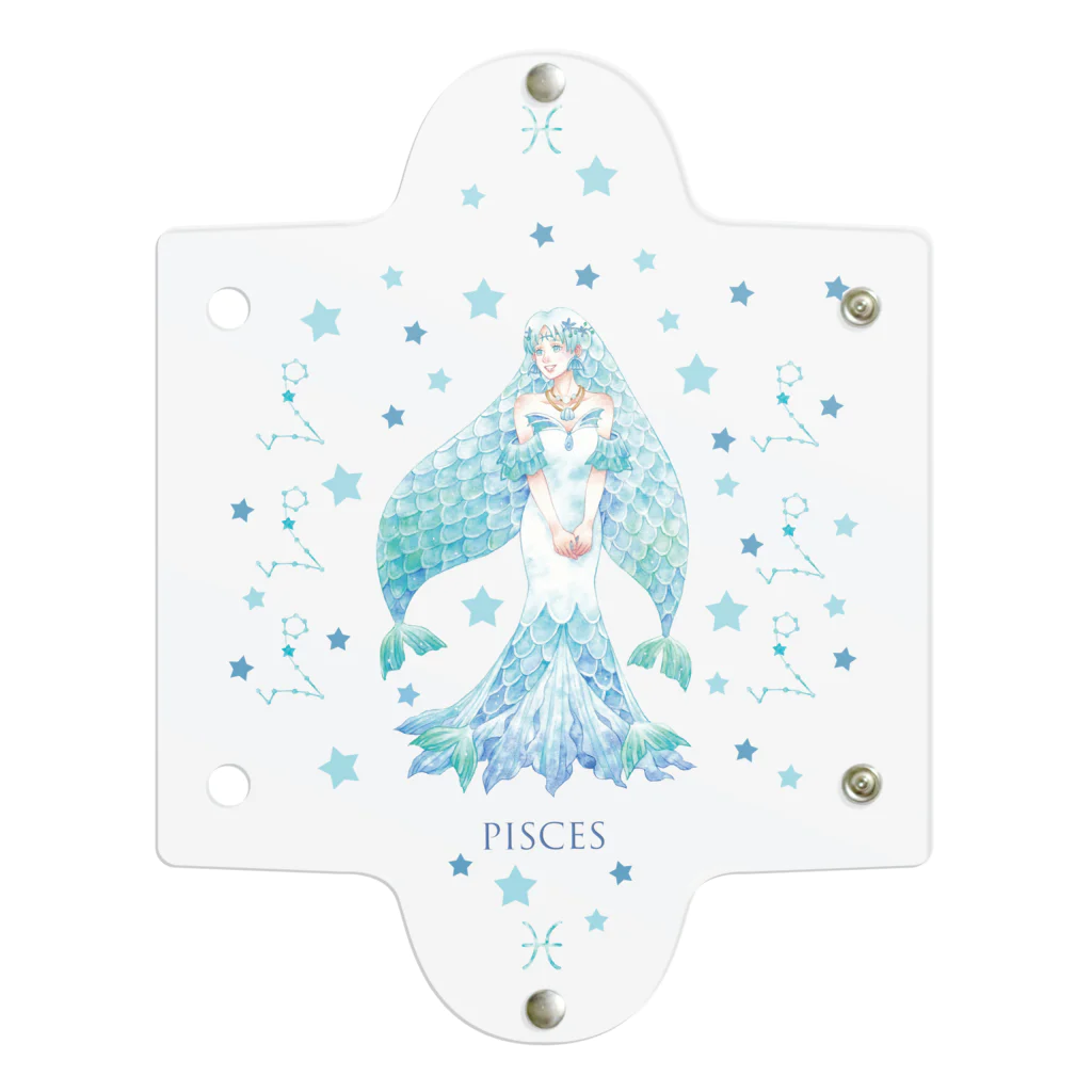 kazuyo online store【suzuri】　　　　　　　　　　　　　　　　　　　　　　　　　　　　　　　　　　　　　　　　　　　　　　　　　　　　　　　　　　　　　　　　のPisces【魚座】 Clear Multipurpose Case