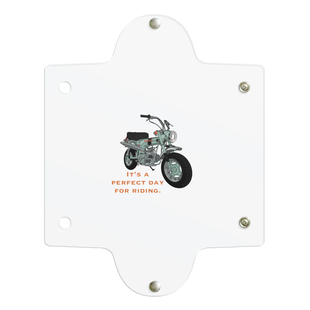 mayon's animal shopのバイクTシャツ　レトロなダックス Clear Multipurpose Case