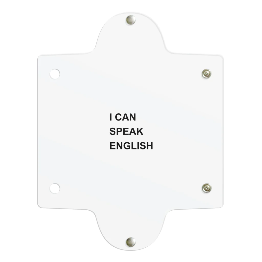 異文化交流のI CAN SPEAK ENGLISH Clear Multipurpose Case