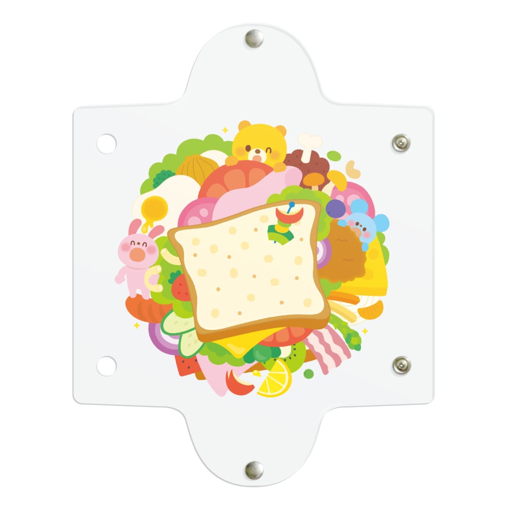Illustrator イシグロフミカのサンドイッチ Clear Multipurpose Case