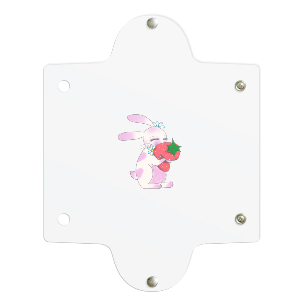 Rabbitflowerの♥らびこ♥の大好きなイチゴギュー Clear Multipurpose Case