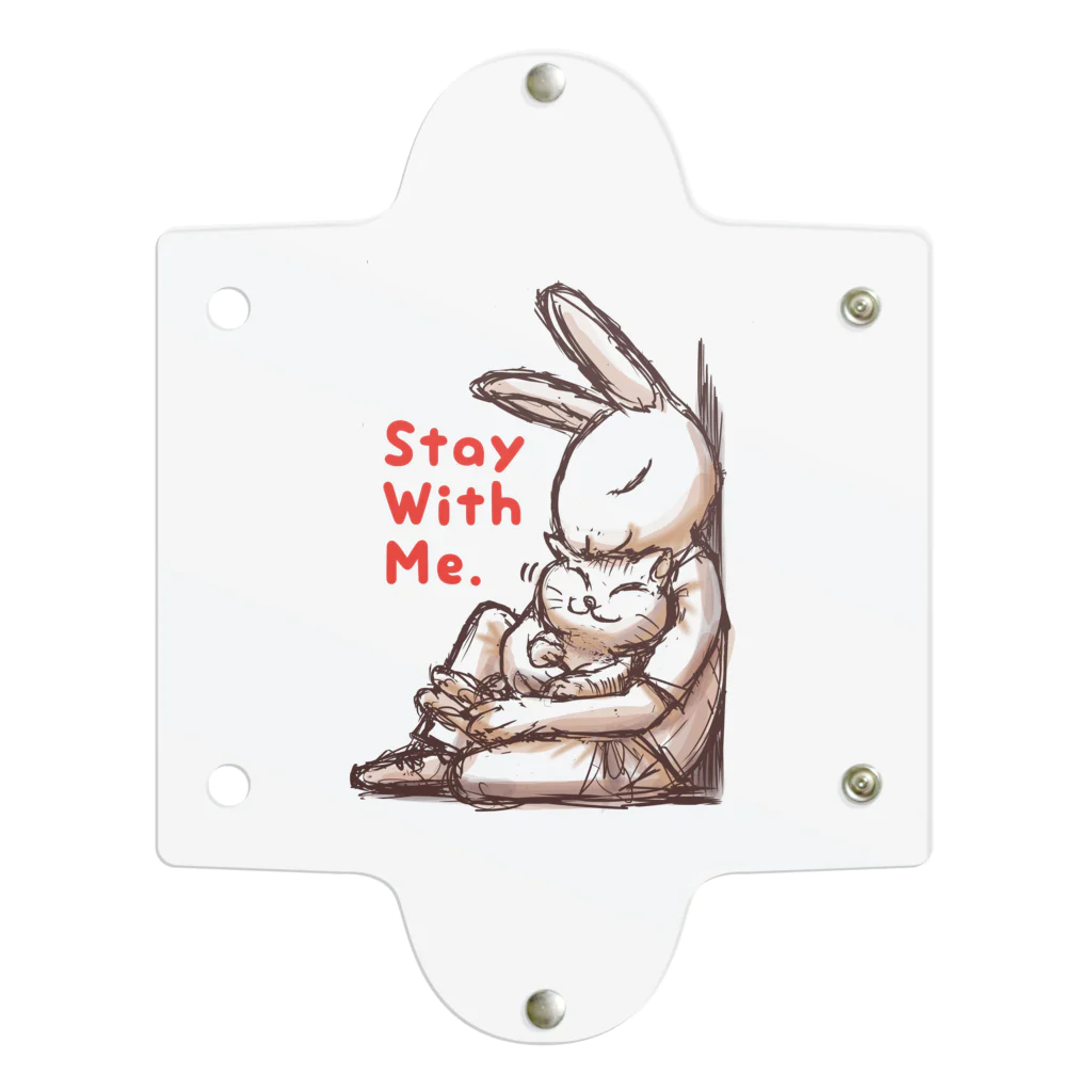 BeachBunnyのうさぎとねこ　Stay With Me Clear Multipurpose Case