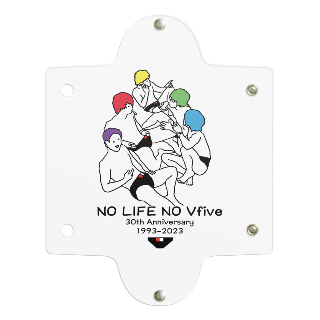 hataPOPworksEXTRAの"NO LIFE NO Vfive" 30th Anniversary 투명 동전 지갑