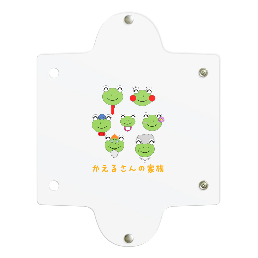 🐸かえるさんと仲間たち🐸のかえるさんの家族 Clear Multipurpose Case