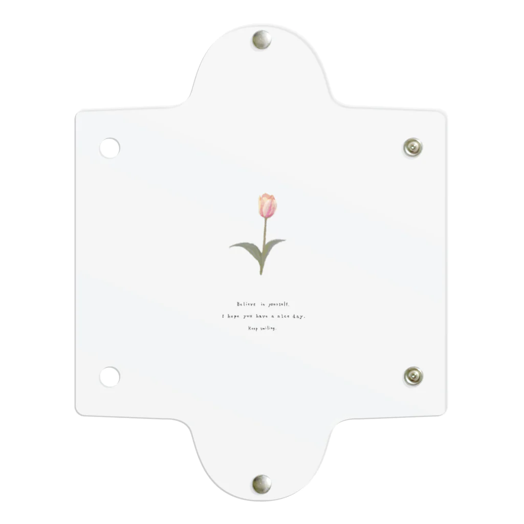 rilybiiのSakura Peach Tulip . Clear Multipurpose Case