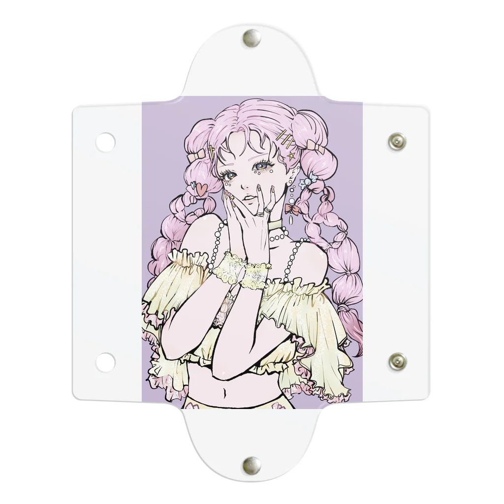 MIORI STOREのアイドルちゃん(背景あり) Clear Multipurpose Case