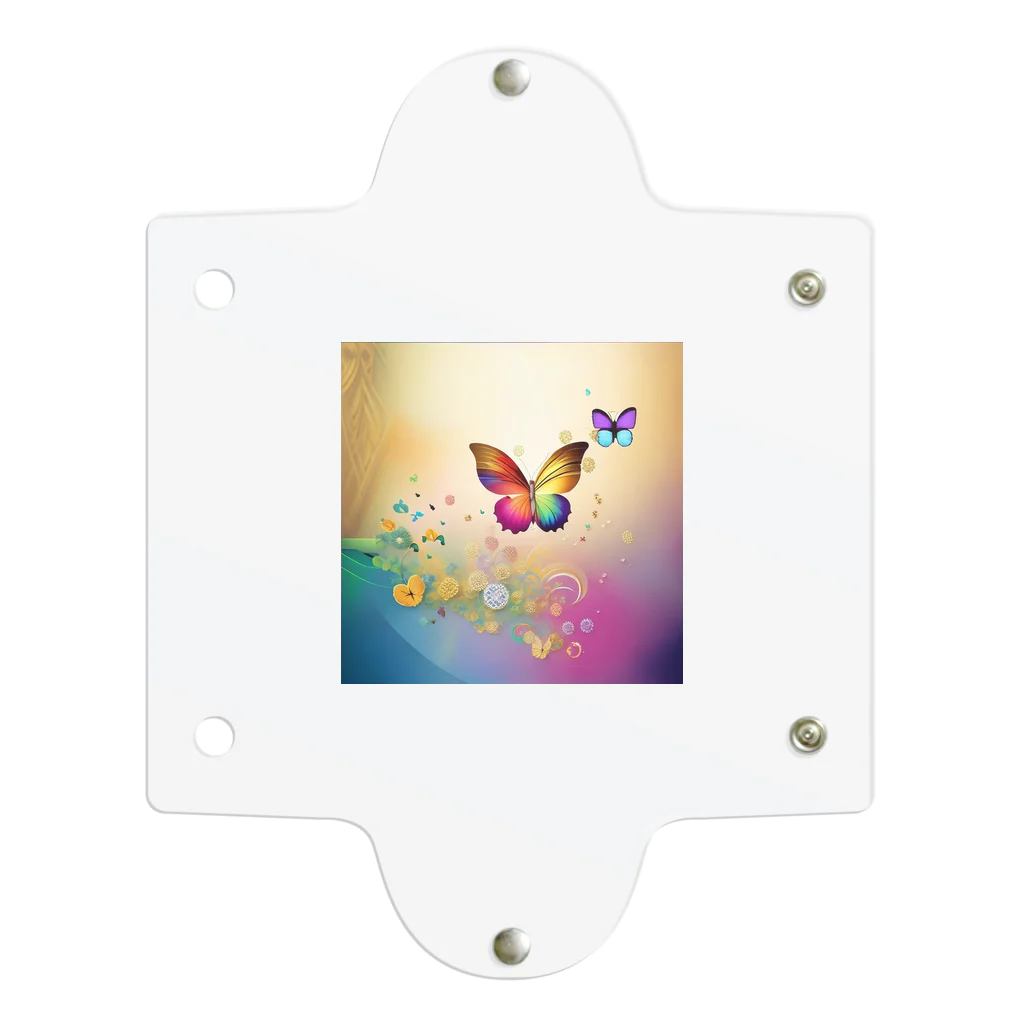 dolphineのHealing Rainbow butterfly Clear Multipurpose Case