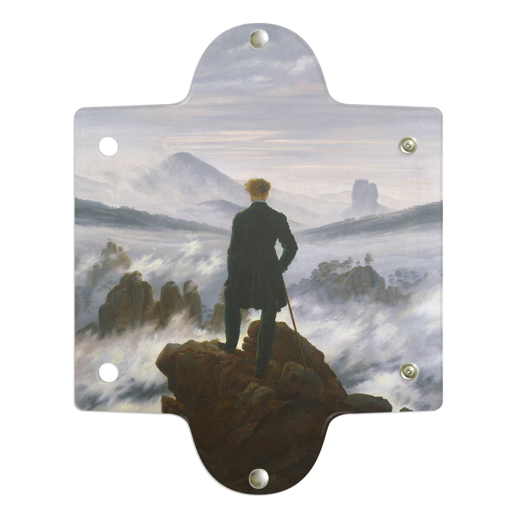 世界美術商店の雲海の上の旅人 / Wanderer above the Sea of Fog Clear Multipurpose Case