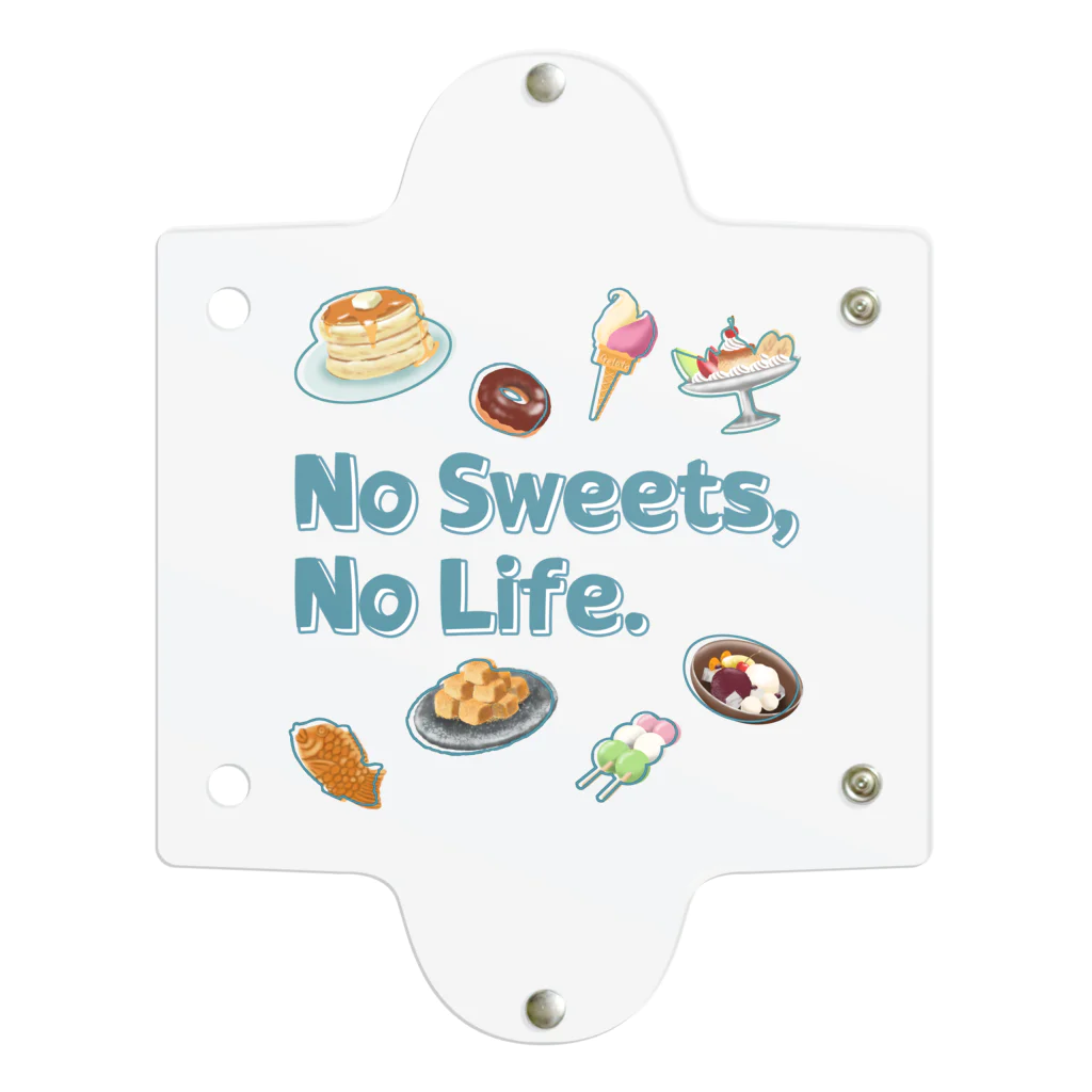 SU-KUのNo Sweets,No Life. Clear Multipurpose Case