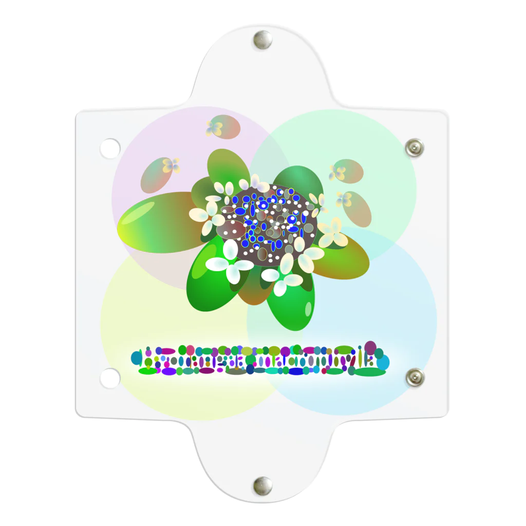 『NG （Niche・Gate）』ニッチゲート-- IN SUZURIの〇絵『額紫陽花h.t.』 Clear Multipurpose Case