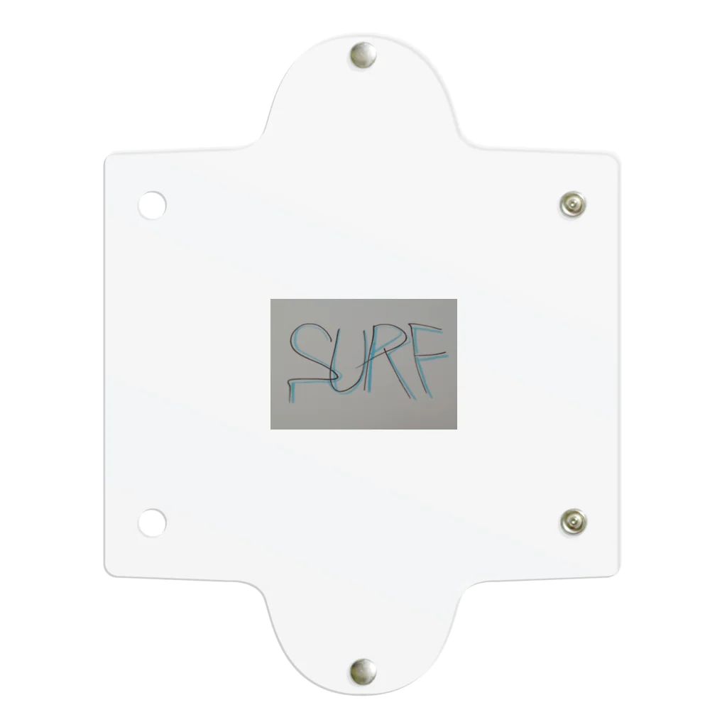 SURF810のSURF 文字(青影) Clear Multipurpose Case