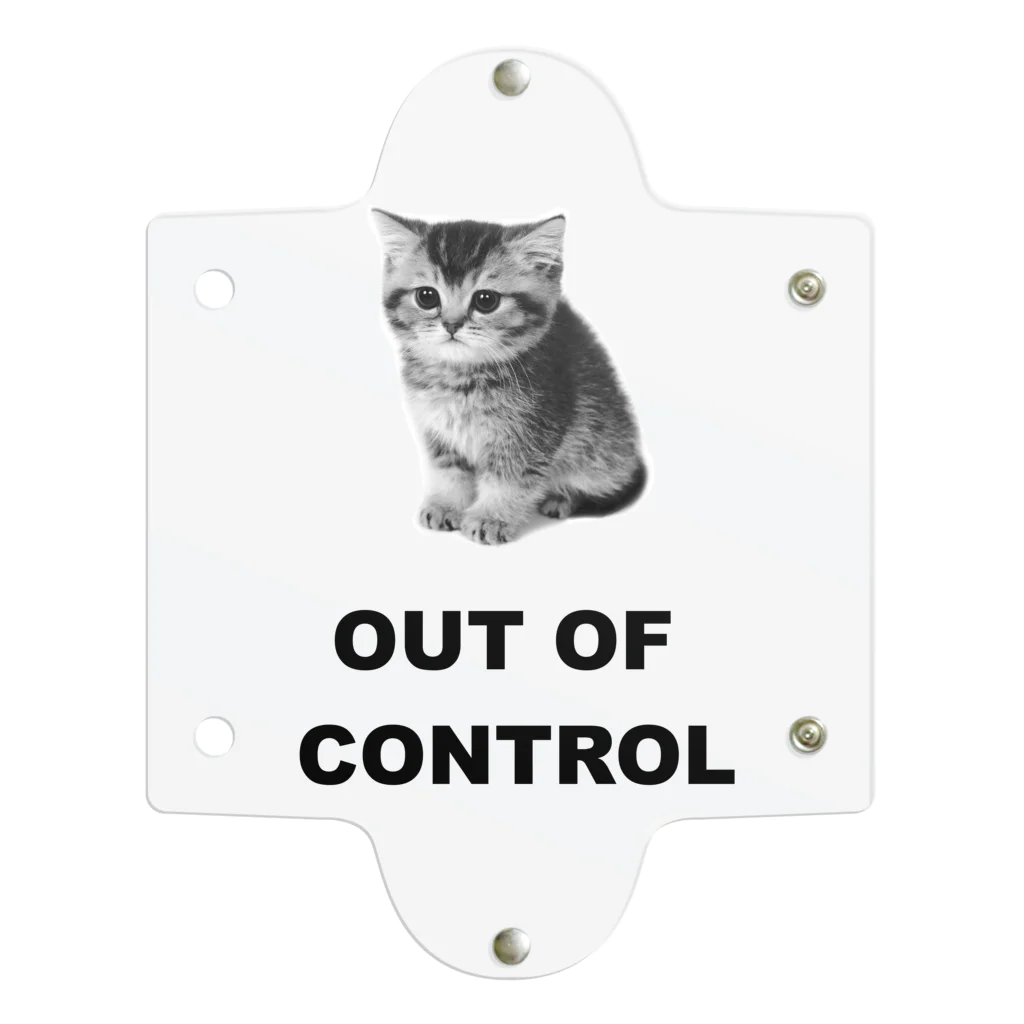 ネコグラシの制御不能な猫 クリアマルチケース