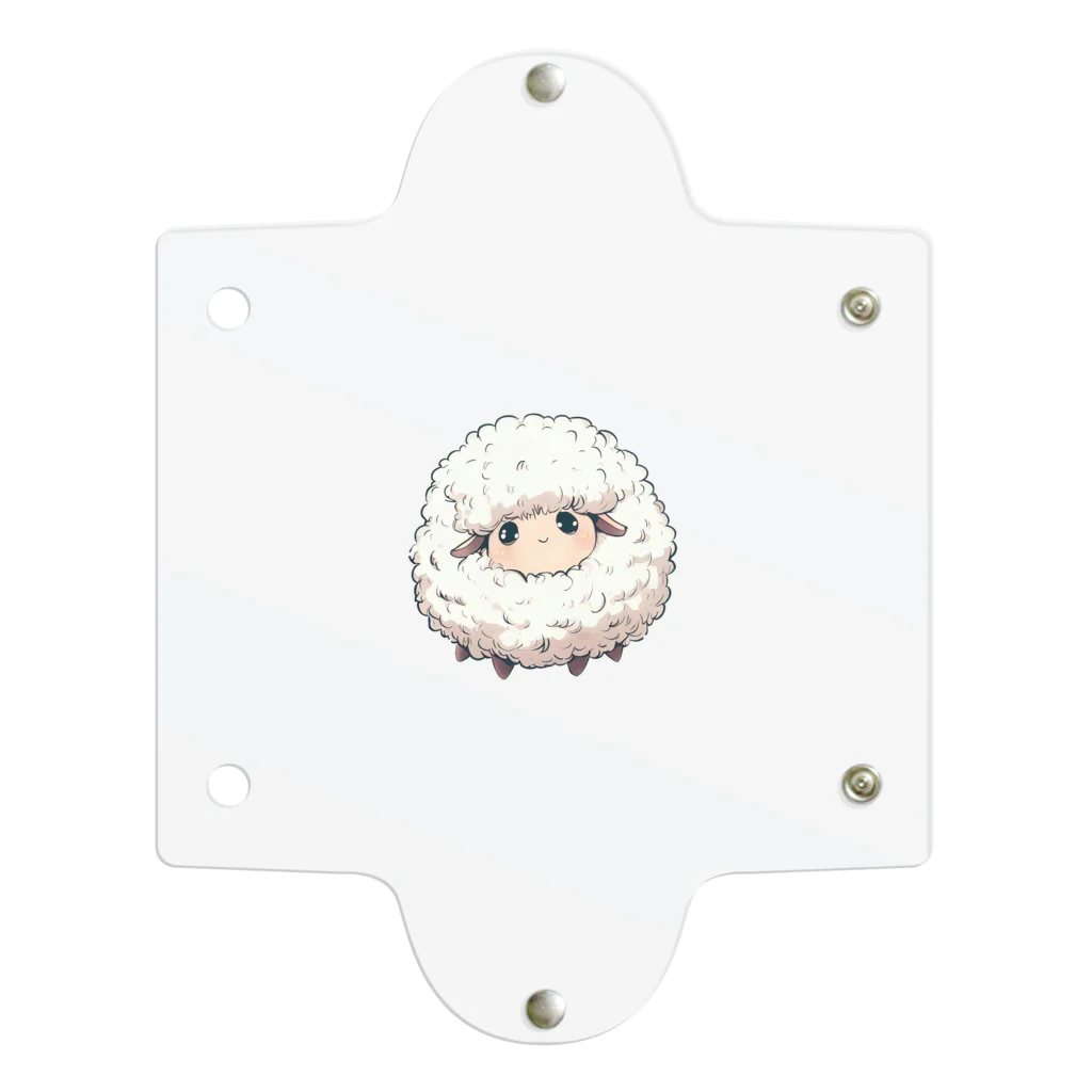 スバルSUZURI店のfluffy sheep 02 クリアマルチケース