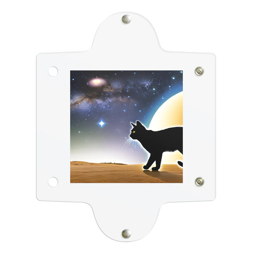 genki-cyatoの火星猫 Clear Multipurpose Case