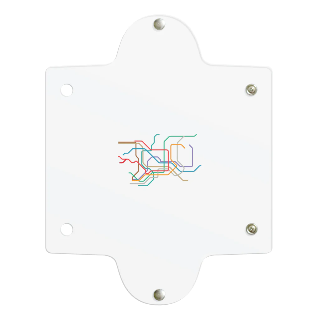 DRIPPEDの東京メトロ路線図-TOKYO METRO-東京地下鉄路線図- クリアマルチケース