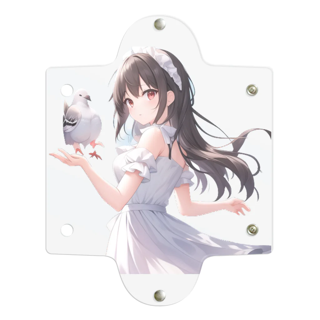 D.M@WORLDの鳥界のアイドル❤️鳩のハトコ様 Clear Multipurpose Case