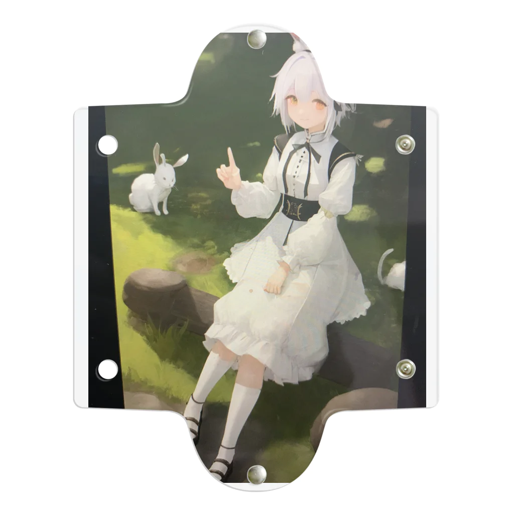 mamichin1122のウサ耳少女 Clear Multipurpose Case