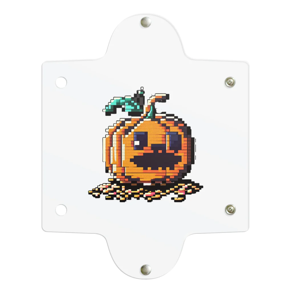 朱音琴音のドット絵のハロウィンかぼちゃのおばけ Clear Multipurpose Case