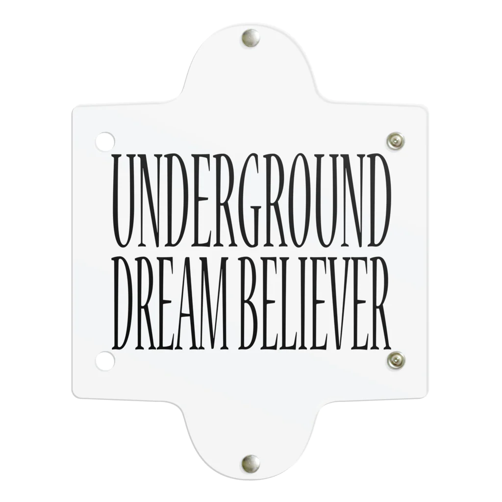 BLACK SHEEP ORIGIN SUZURI SHOPのUNDERGROUD DREAM BELIEVER クリアマルチケース