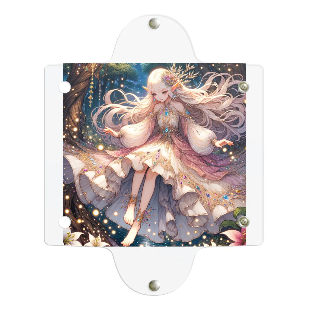 Sesilionの星の精霊の夜舞 Dance of the Star Spirit Clear Multipurpose Case