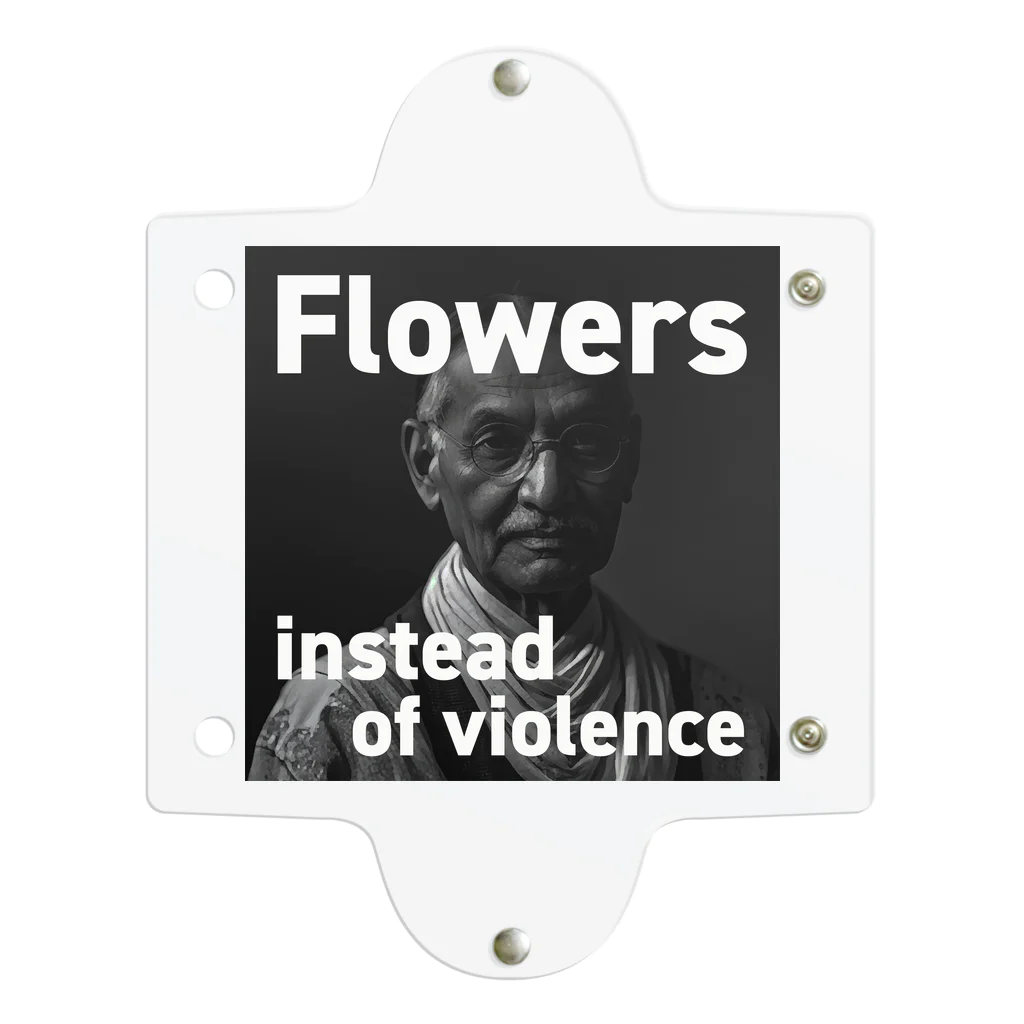 tetchの暴力の代わりに花束を。 クリアマルチケース