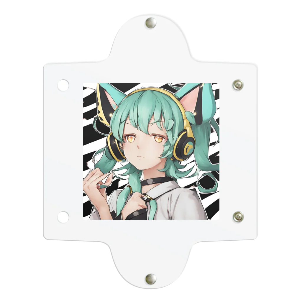 VOCALOID風な商品をのVOCALOID風 猫耳ちゃん Clear Multipurpose Case