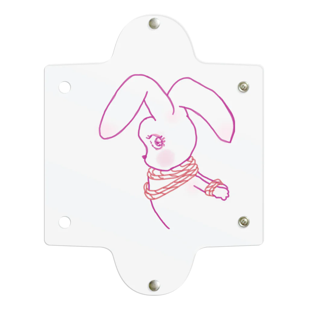 縄猫のお店の縄兎ちゃん/rope bunny （能登半島地震応援アイテム） Clear Multipurpose Case