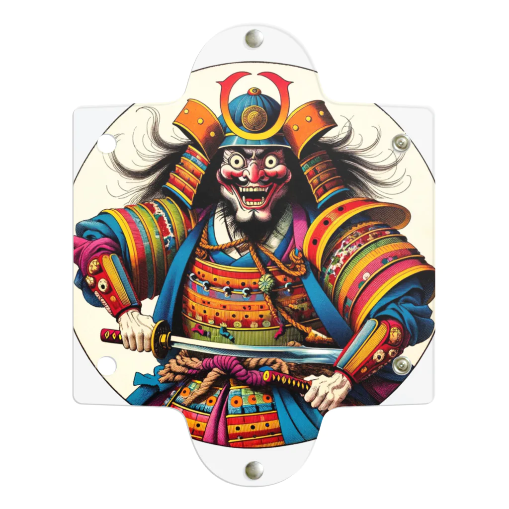 manyou-lab_Ukiyo-eの浮世絵 ド派手侍 Ukiyoe Flamboyant Samurai [UDS-DL-SR001-0004] Clear Multipurpose Case