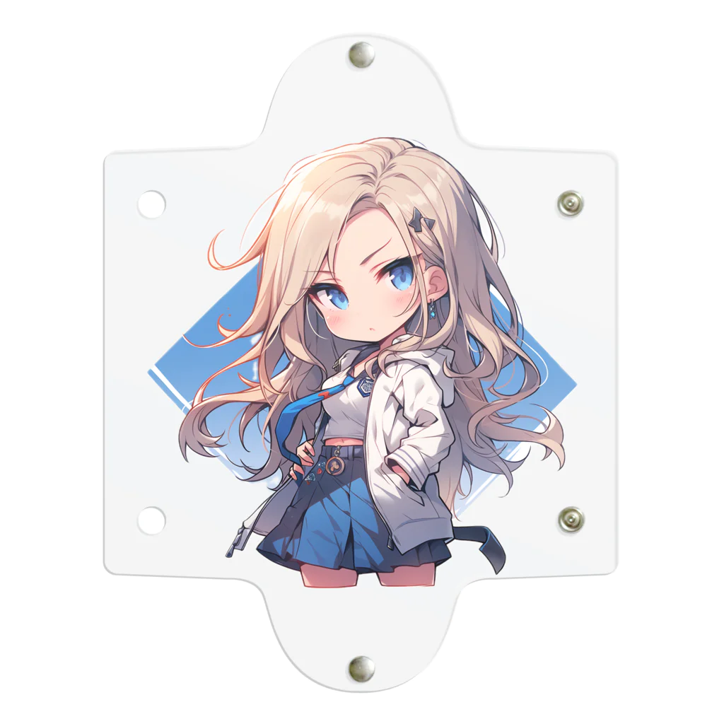 honoka_tの金髪ちびキャラ美少女 Clear Multipurpose Case