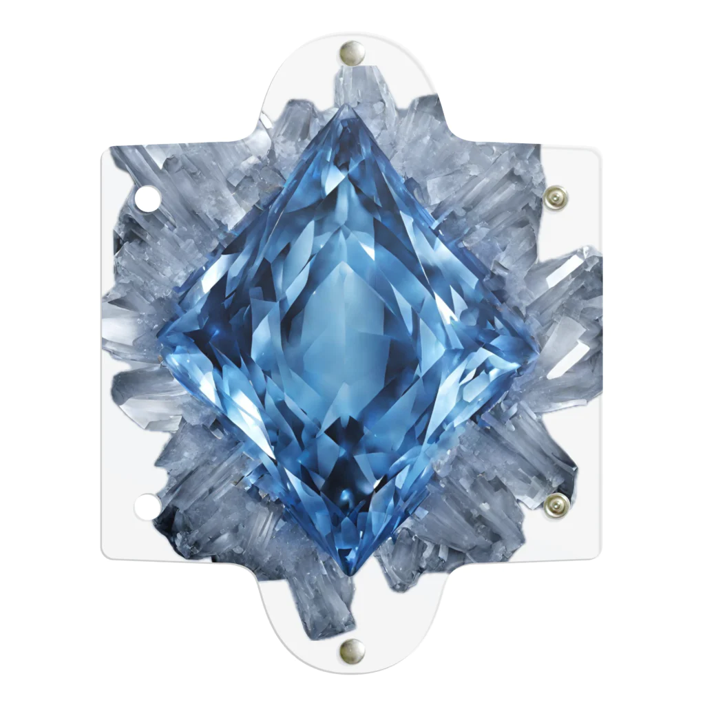 G-EICHISの水晶とブルークリスタル クリアマルチケース