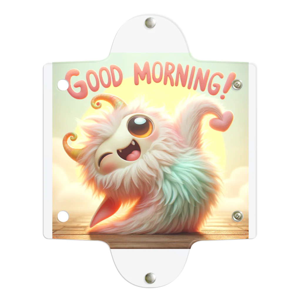 mimikkyu322のgoodmorning　monster Clear Multipurpose Case