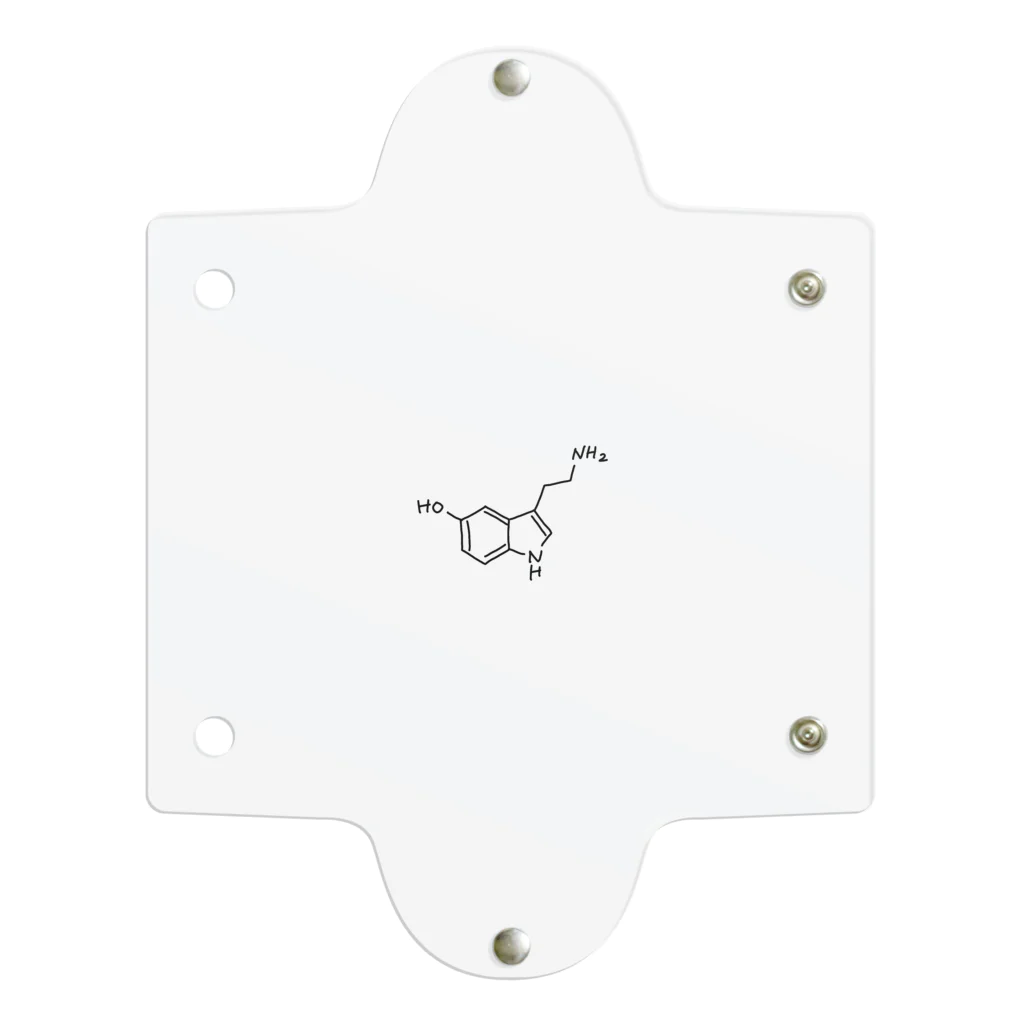 シンプルなケミカルたち。の精神安定 セロトニン（ブラック）Serotonin（Black） クリアマルチケース