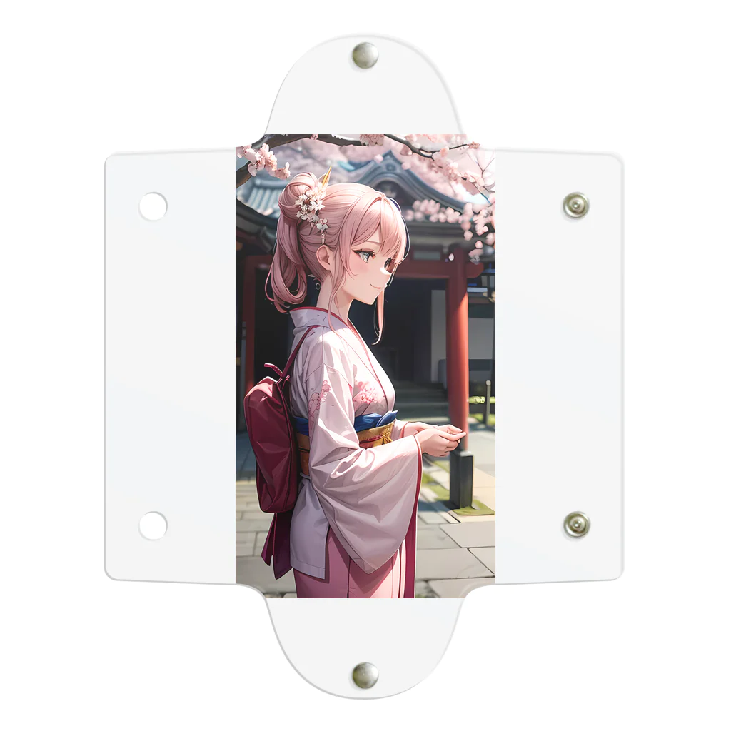 kimono_musume  AI artのscene4 Clear Multipurpose Case
