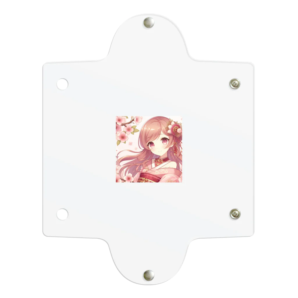 Japan-sakuraの桜の乙姫 Clear Multipurpose Case