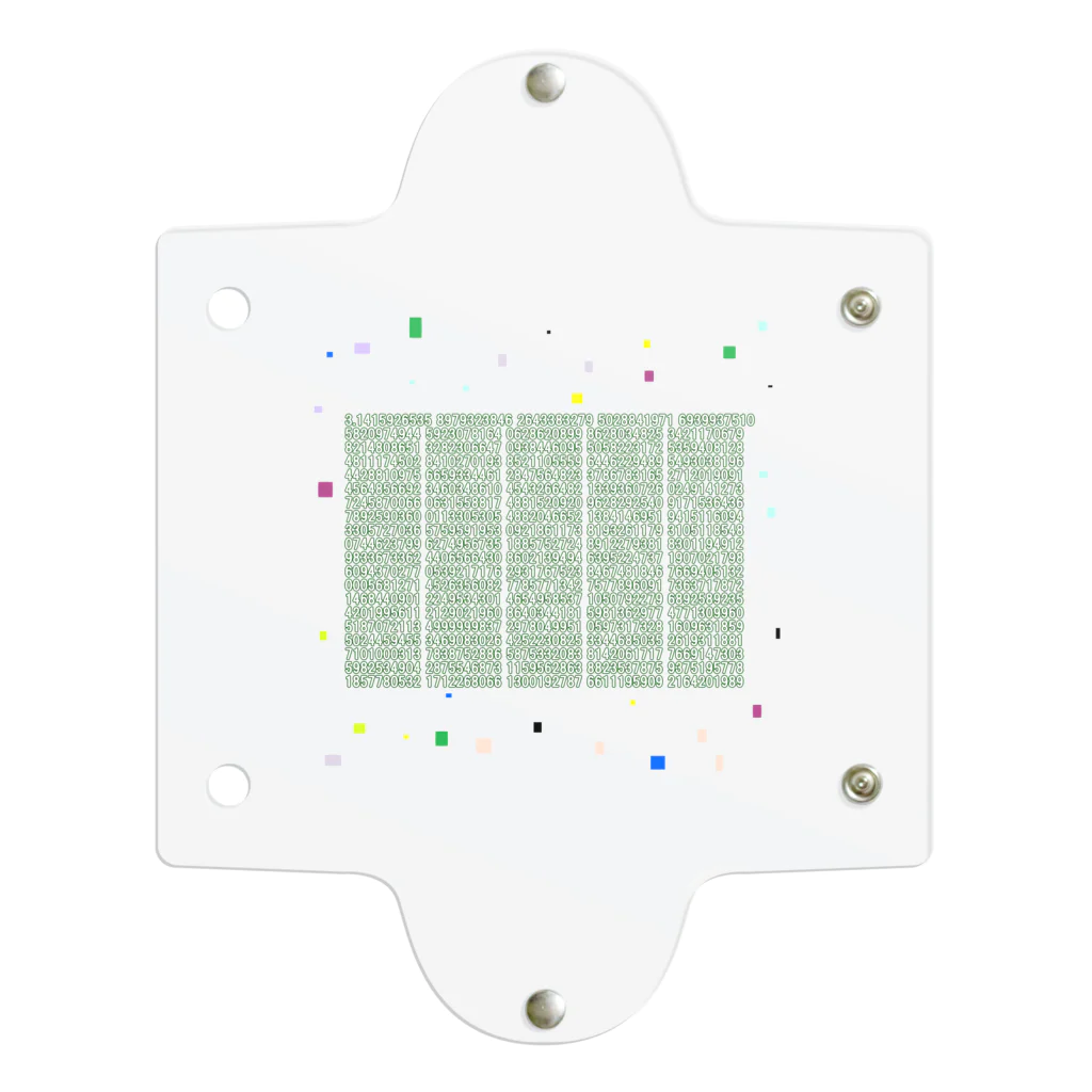 noiSutoaの円周率1000桁 クリアマルチケース