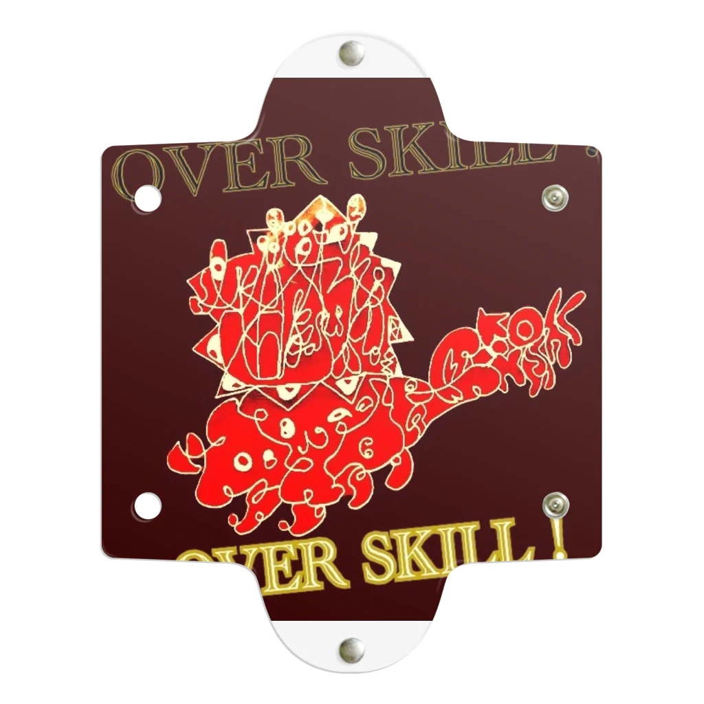 エネハピる〜🫧✨のOVER SKILL!  クリアマルチケース