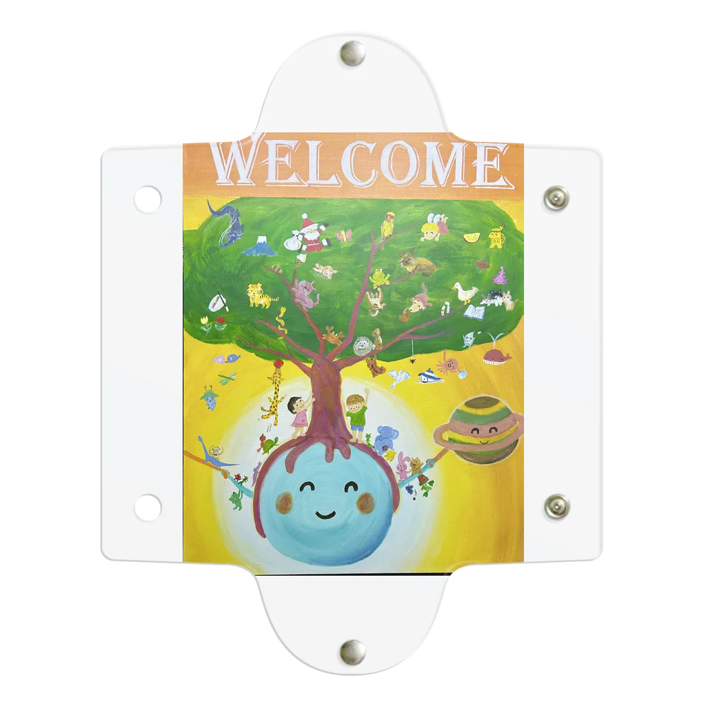 yoko-art-121のwelcome クリアマルチケース