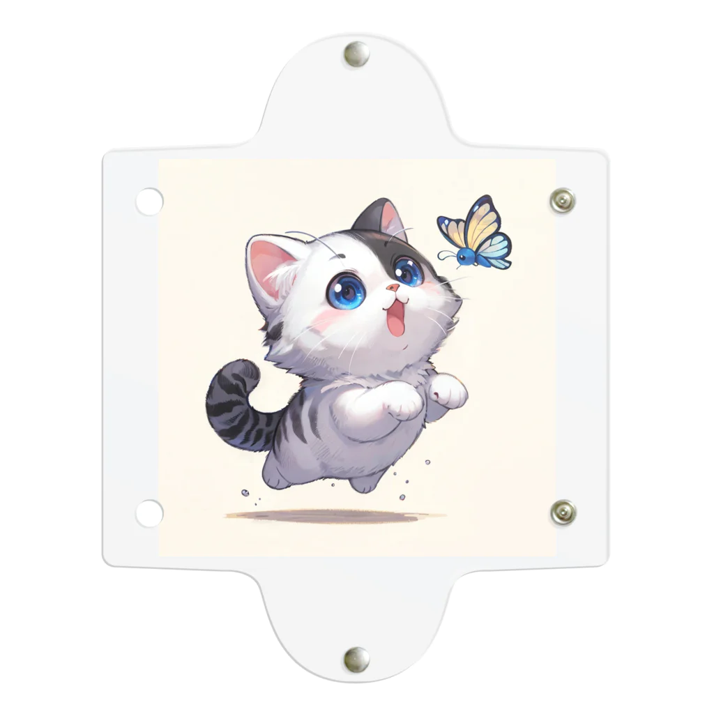 yos-1292583のねこニコばん Clear Multipurpose Case