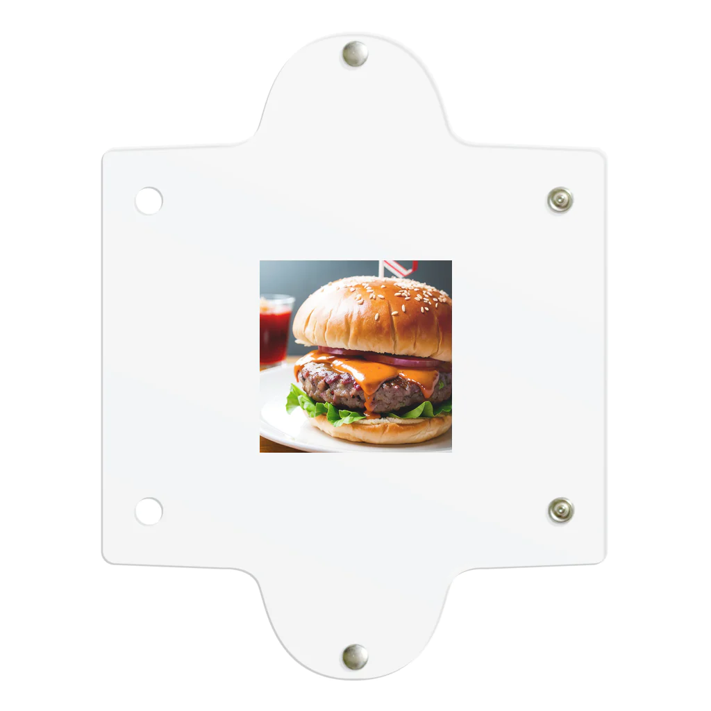 オリジナルグッズショップ KIJITORAのDELICIOUS BURGER Clear Multipurpose Case