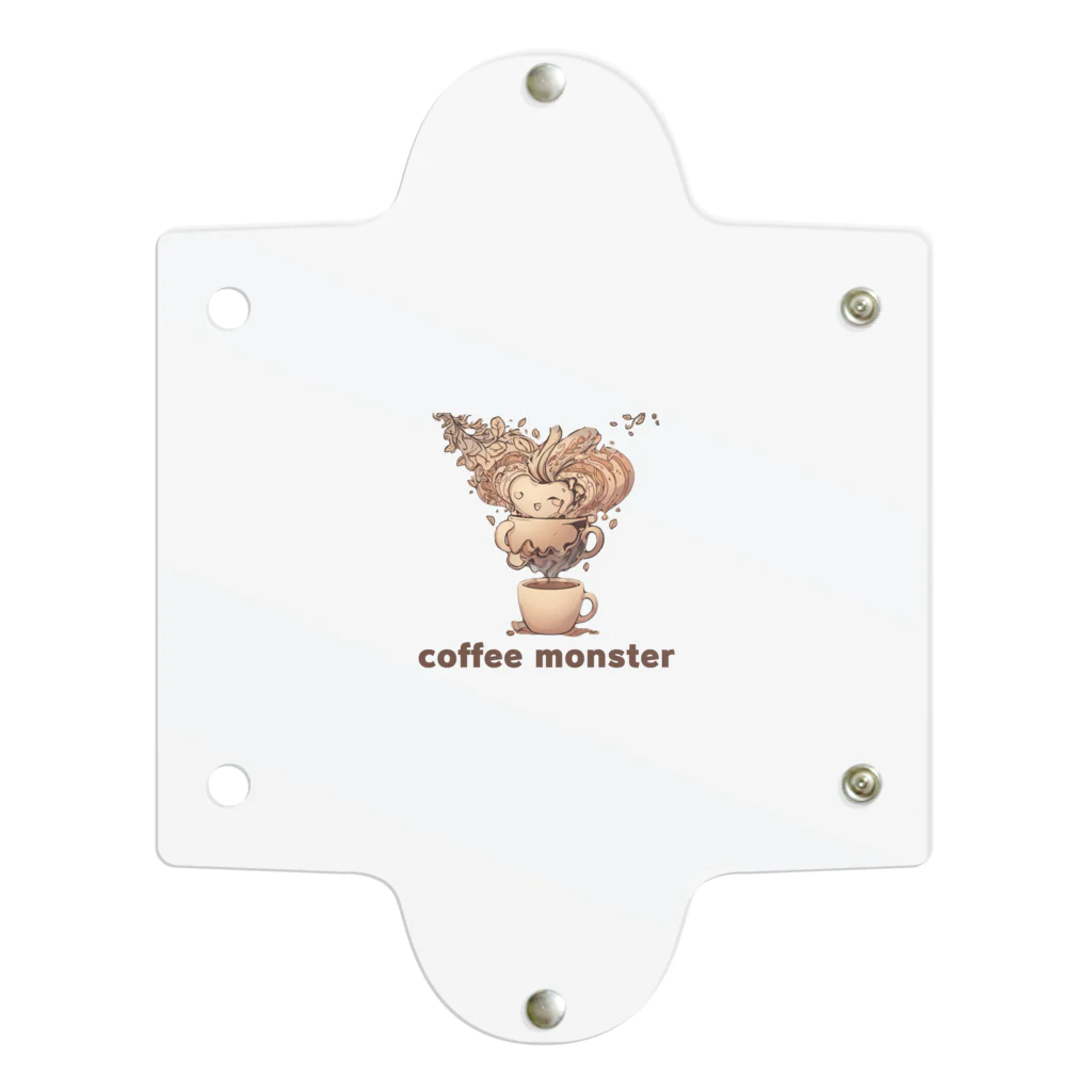 leisurely_lifeのcoffee monster Bourbon Clear Multipurpose Case