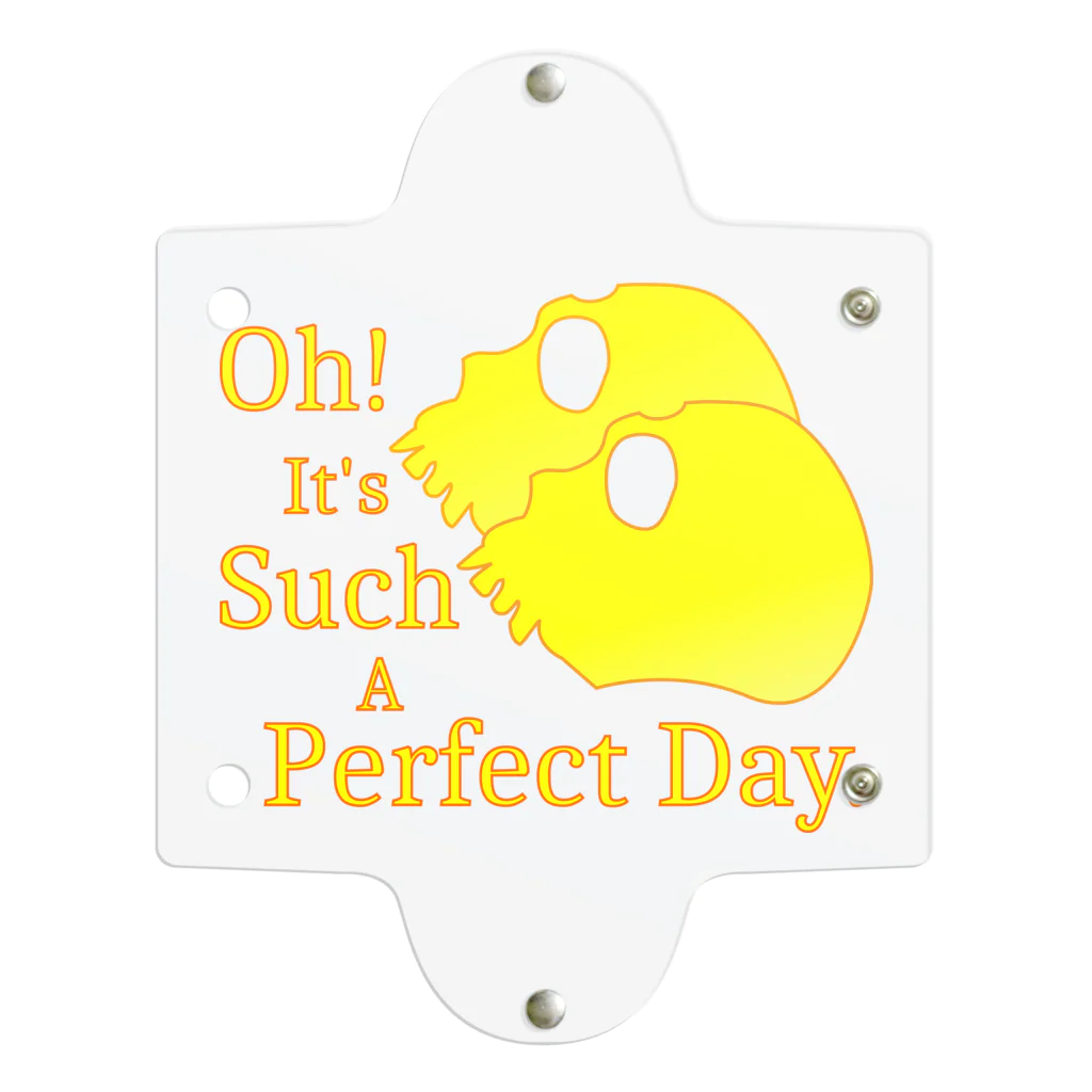 『NG （Niche・Gate）』ニッチゲート-- IN SUZURIのOh! It's Such A Perfectday.（黄色） Clear Multipurpose Case