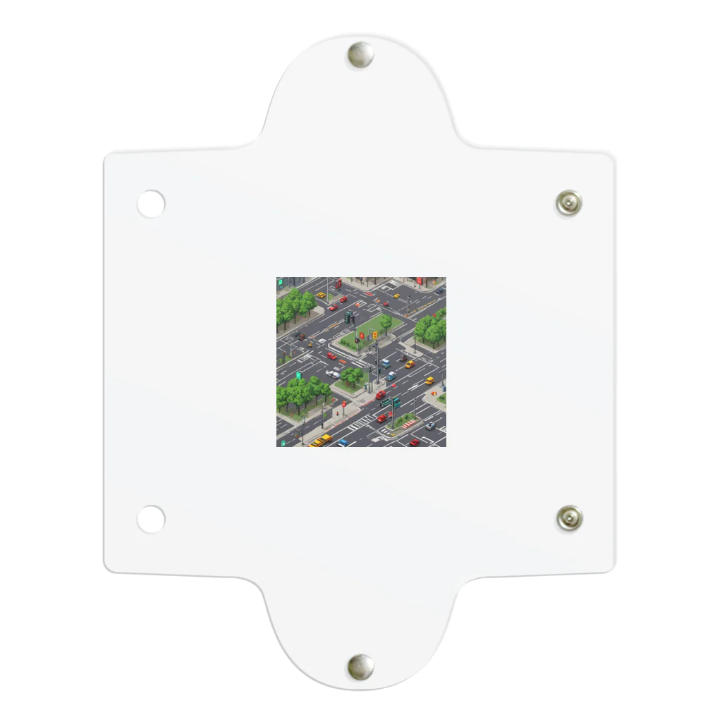 ft141104の「都会の信号 道路マップ」 Clear Multipurpose Case