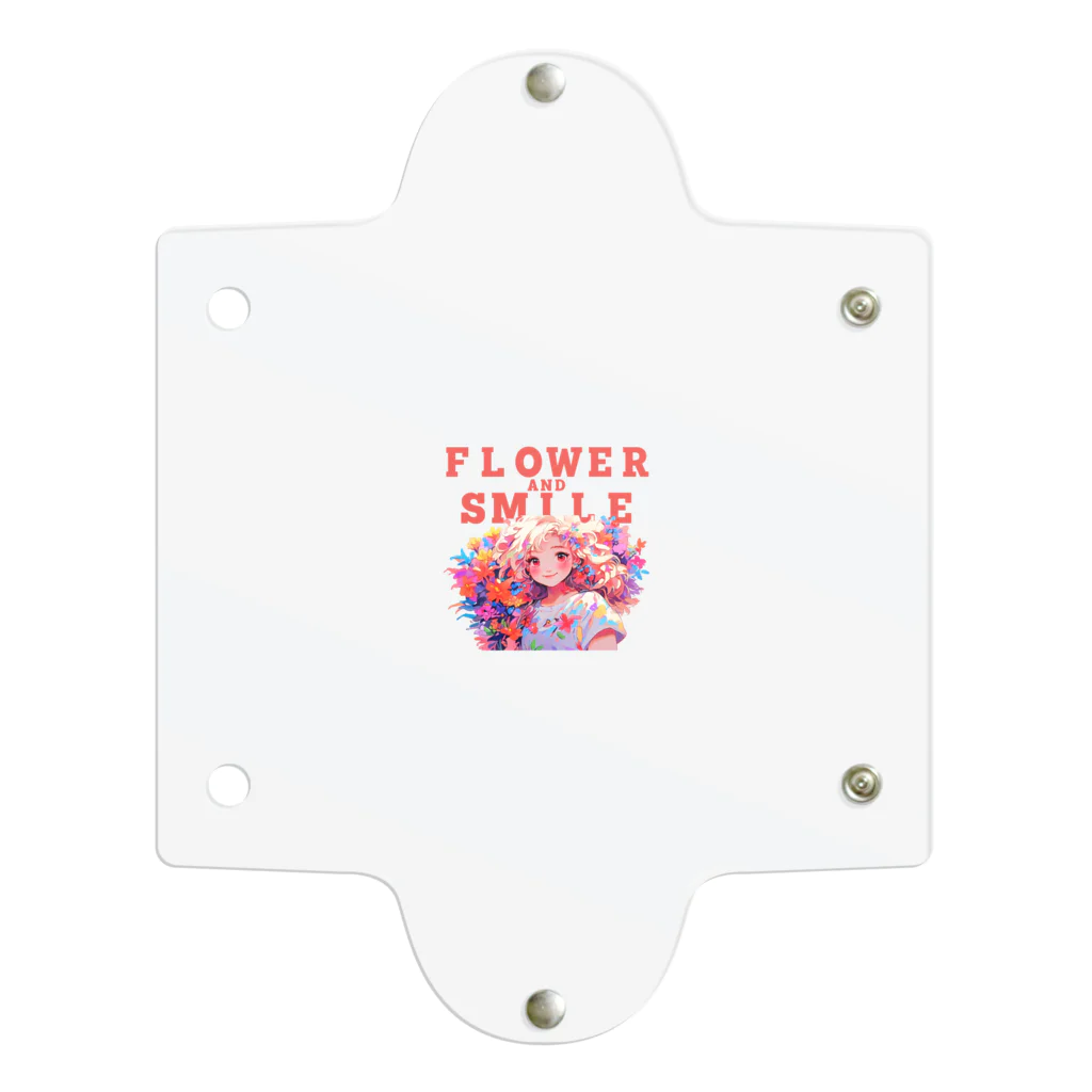 araakii@꧁THE DOGRUN꧂のFLOWER AND SMILE 01 Clear Multipurpose Case