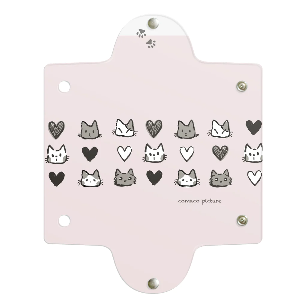 猫のグッズ屋 “ ねこつながり "のねこつながり Clear Multipurpose Case