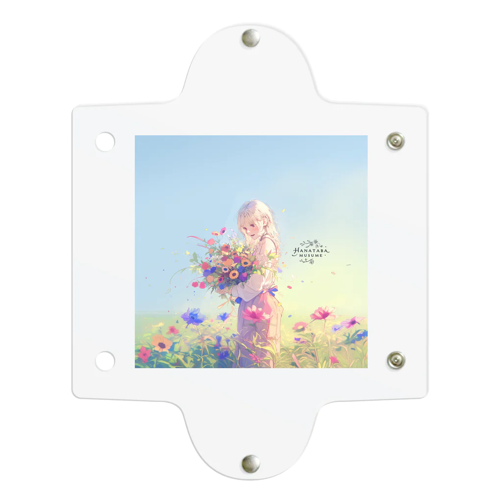 花束娘のMelody of Bouquets and Blue Sky Clear Multipurpose Case