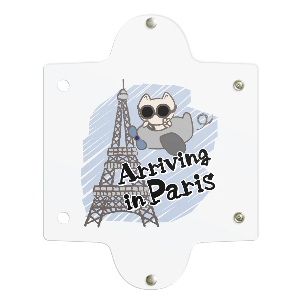 sari'sのArriving in Paris クリアマルチケース