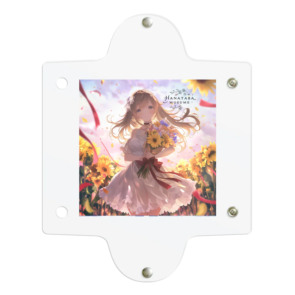 花束娘のDreaming in a Field of Sunflowers Clear Multipurpose Case